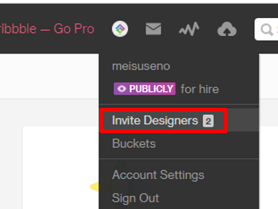 2 Invite 2 designers dribbble invitation invite