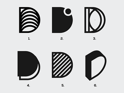 Letter 'D' Exploration brand identity designer letter d logo design letter d logo logo design logo designer logo inspiration logos logotype visual designer identity designer