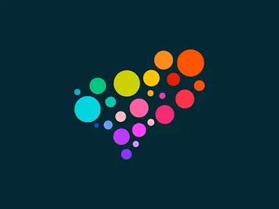 Bubbles icon bubbles design graphic icon illustration illustrator logo logo mark multi color vector