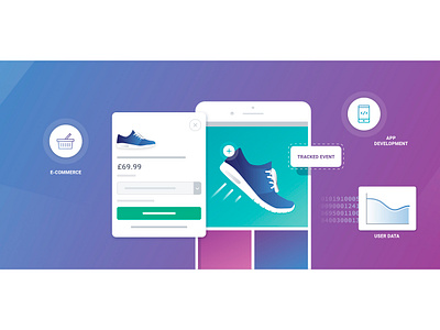 eCommerce App Service app ecommerce ecommerce shop illustration product simple sports ui users