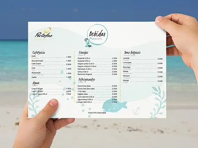 Restaurant Menu for Portofino communication design graphic menu menu design mockup restaurant restaurant design