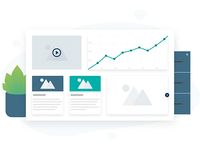 Toolkit Illustration dashboard design illustration login