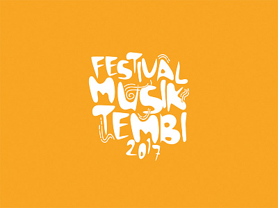 Festival Musik Tembi 2017 logo brandidentity branding design event event logo festival flat graphicdesign logo logodesign simple logo ui vector