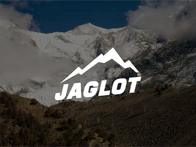 JAGLOT Logo brand color design logo mountain sports top