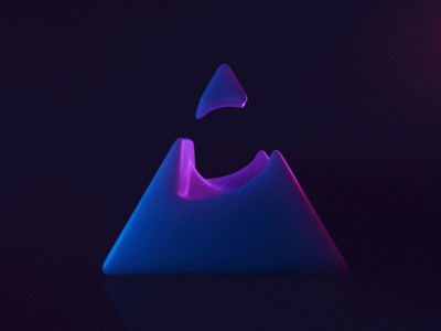 Triangle ae after effects animation c4d cinema4d design gif logo mograph motion motion graphics