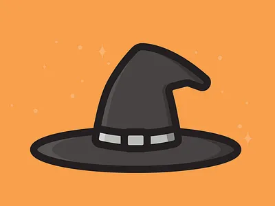 🧙🏼‍♀️ Simple! fall halloween hat holiday october spooky witch
