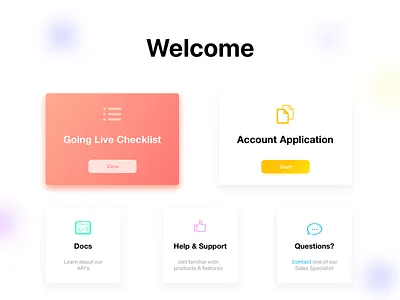 Welcome Onboarding Page cards clean console dashboard desktop guide guide page help center landing page landing design landing page design minimalistic onboard onboarding onboarding screen onboarding ui support ui welcome page welcome screen
