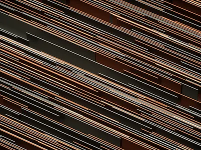 Fine Line 3d art c4d glossy octane