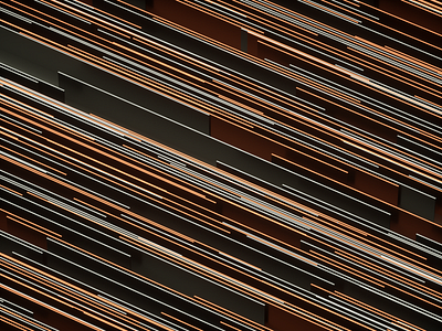 Fine Line 3d art c4d glossy octane