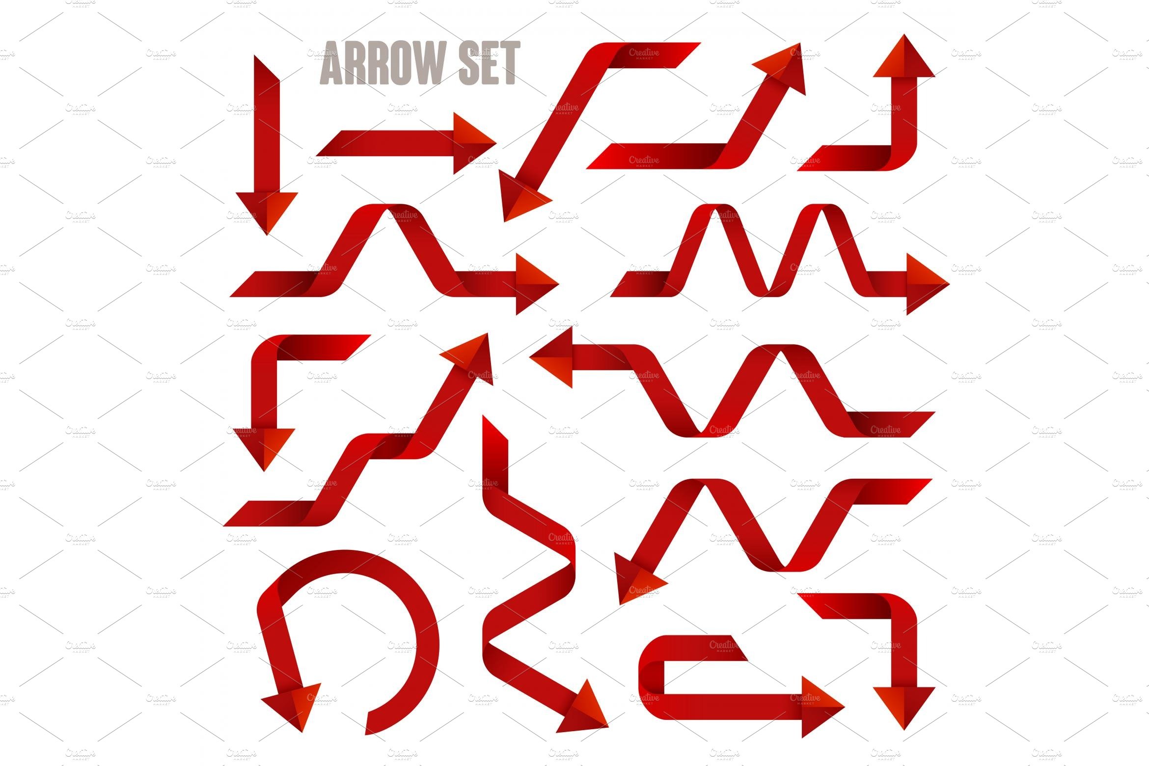 Useful Red Arrows Set Collection By Totallypicrf On Dribbble