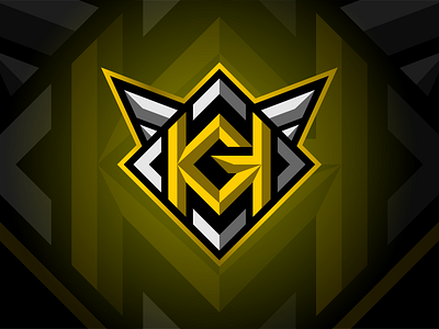 HG design e sport icon initial logo