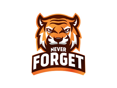 Never Forget eSports emblem icon illustration mascot mascot logo mascot logos team logo