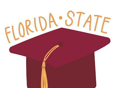 Florida State Graduation Illustration florida state university graduation illustration tallahassee