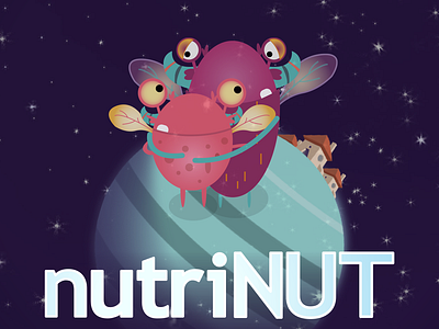 Nutrinut Poster art game poster ui ux