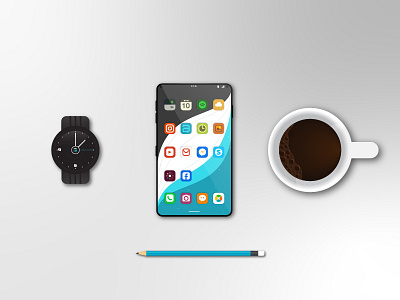 Fon - Smartphone Concept galaxy watch smartphone concept