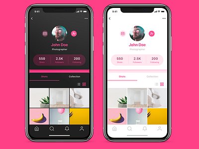 Daily Ui 006 adobe xd daily ui profile ui