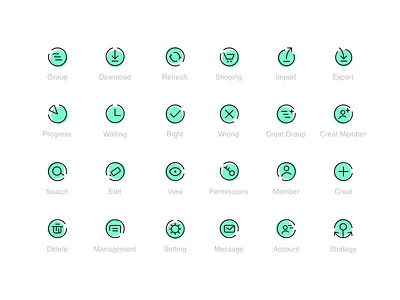 Icon for a program design icon ui