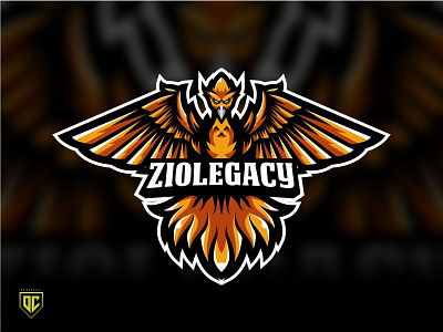 Phoenix logo mascot "ZIOLEGACY". design esport gaming ilustration mascot phoenix twitch