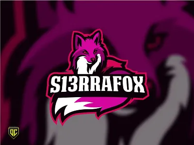 Fox logo mascot "S12RRAFOX" design esport fox gaming ilustration mascot twitch