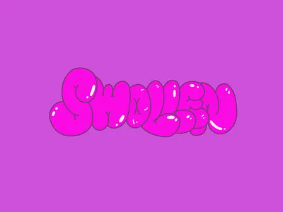 Swollen bubble graphic graphic design graphics hand lettering hand petered illustration inktober inktober2018 ipad lettering procreate swollen typography