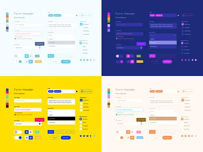 Form Fields forms pixelgami stickersheet themes ui web