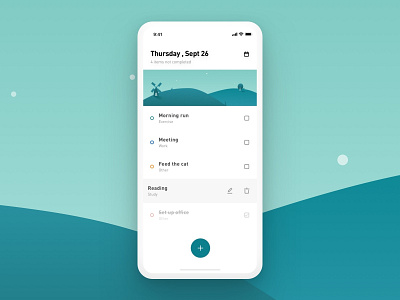 To_Do List app illustration ui