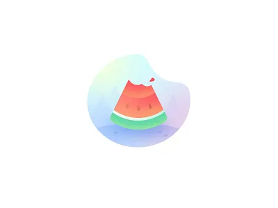 An icon for "can not connect to internet" icon illustration ui watermelon