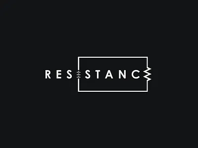 Resistance Rebound black brand logo rebound resistance white