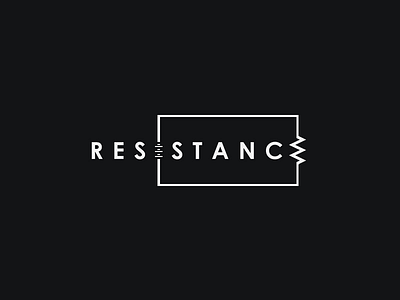 Resistance Rebound black brand logo rebound resistance white