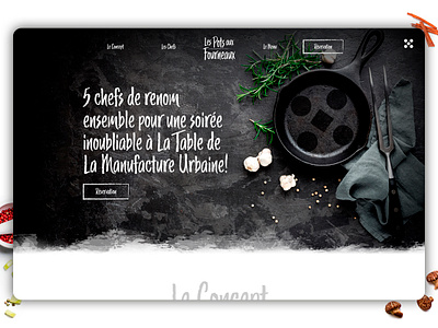 Les Pots Aux Fourneaux design ui ui ux design uidesign ux ux design web website