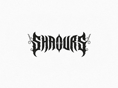 shaours dark gothic highstyle letter lettering logo logotype modern typography