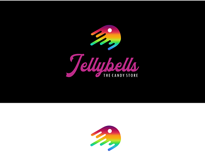 Jellybells Candy Store logo graphic design illustrator logo vector