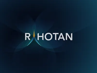 RAHOTAN Branding abstract art aura brand branding design illustration light logo thai travel agency visual