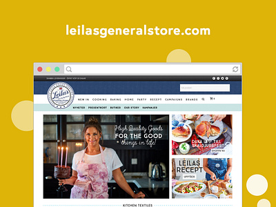 Leilas General Store webdesign woocommerce wordpress