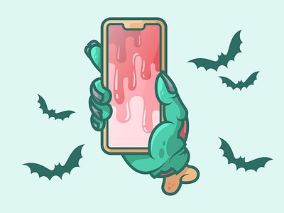 Zombie Arm Sequel arm illustration color icon illustration iphone minimal vector zombie zombie arm zombie illustration