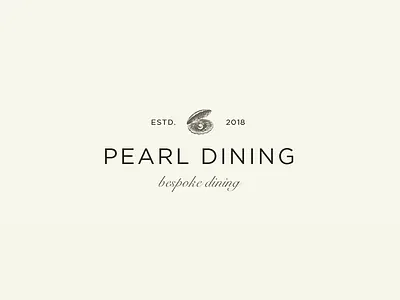 Logo Pearl Dining brand brandidentity branding inspire logotype restaurant vintage