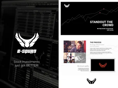 B Squad - Bull logo. app black black white branding bull bull logo bull logo wings bull wings design flat icon logo sharp bull logo ui ux vector website white wings