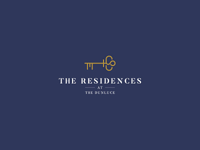 The Residences Logo Design brand identity design branding design icon illustration key logo vector