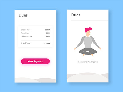 Dues illustration ui design ui elements uidesign