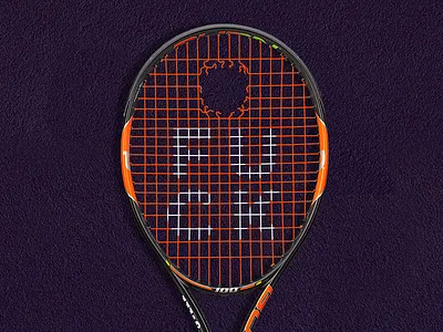 Something wrong.🎾 art design edit fuck icon photoshop psd racket surreal tennis tennis ball typography visual visual art