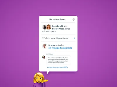 DailyUI - 047 - Activity Feed actions activity feed assistant dailyui inbox notifications ui ux