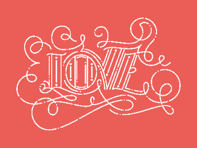 Love behance graphics illustration lettering love type typography valentine day vector