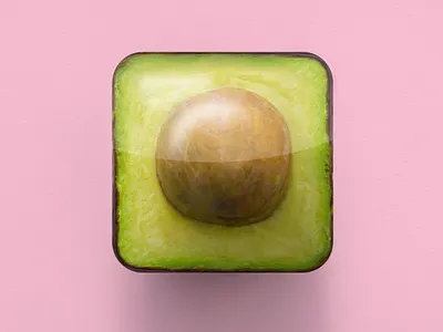 Avacado - realistic app icon design icon photoshop