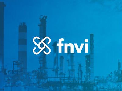 FNVI Logo Concept brand branding identity logo oil and gas software symbol