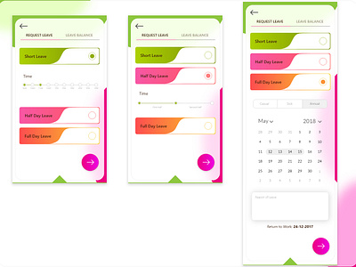 Attendance Solution android app app design art attendance attendance app background colorful app design hr app human resources ios leave application leave application app types of attenance ux of attendance app