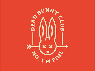 Dead Bunny Club #01 bunny club dead design doodle icon illustration logo