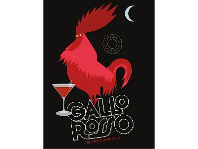 Gallo Rosso branding character design design food graphic design greece illustration logo logo design rooster typography vintage