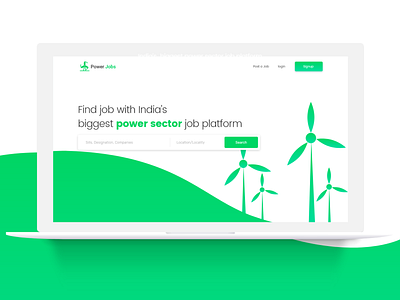 Power Sector Job Portal design design inspiration inspiration job portal ui ui design ui design ui ux design user interface ux web deisgn