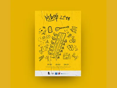 Neboti Fest 2018 colours culture design festival graphic design illustration inspiration procreate typography