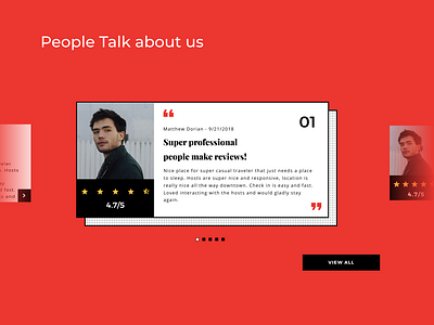 Testimonial Proposal atomic design bold testimonial testimonials ui uidesign ux web